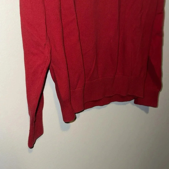 Tommy Hilfiger | classic red pullover quarter zip, large. EUC. - Picture 4 of 7